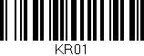 Código de barras (EAN, GTIN, SKU, ISBN): 'KR01'
