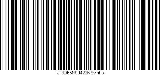 Código de barras (EAN, GTIN, SKU, ISBN): 'KT3D65N90423NSvinho'