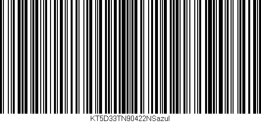 Código de barras (EAN, GTIN, SKU, ISBN): 'KT5D33TN90422NSazul'