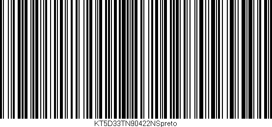 Código de barras (EAN, GTIN, SKU, ISBN): 'KT5D33TN90422NSpreto'