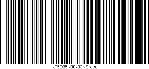 Código de barras (EAN, GTIN, SKU, ISBN): 'KT5D65N90403NSrosa'