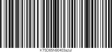 Código de barras (EAN, GTIN, SKU, ISBN): 'KT5D65N90403azul'