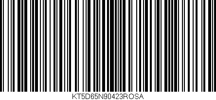 Código de barras (EAN, GTIN, SKU, ISBN): 'KT5D65N90423ROSA'