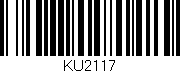 Código de barras (EAN, GTIN, SKU, ISBN): 'KU2117'