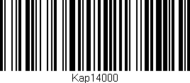 Código de barras (EAN, GTIN, SKU, ISBN): 'Kap14000'