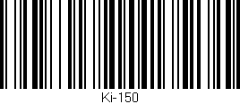 Código de barras (EAN, GTIN, SKU, ISBN): 'Ki-150'
