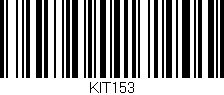 Código de barras (EAN, GTIN, SKU, ISBN): 'Kit153'