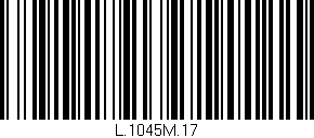 Código de barras (EAN, GTIN, SKU, ISBN): 'L.1045M.17'