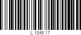 Código de barras (EAN, GTIN, SKU, ISBN): 'L.1046.17'