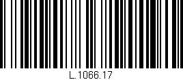 Código de barras (EAN, GTIN, SKU, ISBN): 'L.1066.17'