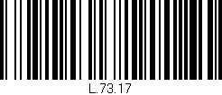 Código de barras (EAN, GTIN, SKU, ISBN): 'L.73.17'