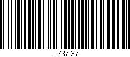 Código de barras (EAN, GTIN, SKU, ISBN): 'L.737.37'