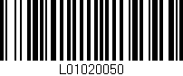 Código de barras (EAN, GTIN, SKU, ISBN): 'L01020050'