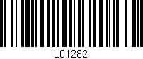 Código de barras (EAN, GTIN, SKU, ISBN): 'L01282'