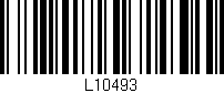Código de barras (EAN, GTIN, SKU, ISBN): 'L10493'