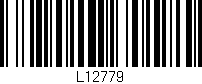 Código de barras (EAN, GTIN, SKU, ISBN): 'L12779'