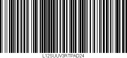 Código de barras (EAN, GTIN, SKU, ISBN): 'L12SUUV3RTPAD24'