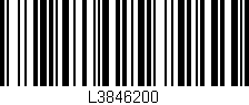 Código de barras (EAN, GTIN, SKU, ISBN): 'L3846200'