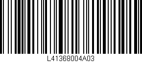 Código de barras (EAN, GTIN, SKU, ISBN): 'L41368004A03'
