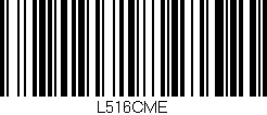 Código de barras (EAN, GTIN, SKU, ISBN): 'L516CME'