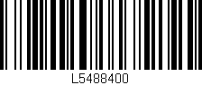 Código de barras (EAN, GTIN, SKU, ISBN): 'L5488400'