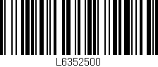Código de barras (EAN, GTIN, SKU, ISBN): 'L6352500'