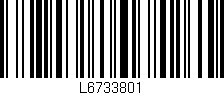 Código de barras (EAN, GTIN, SKU, ISBN): 'L6733801'