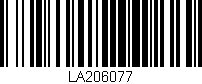 Código de barras (EAN, GTIN, SKU, ISBN): 'LA206077'