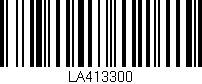 Código de barras (EAN, GTIN, SKU, ISBN): 'LA413300'