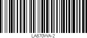 Código de barras (EAN, GTIN, SKU, ISBN): 'LA670WA-2'