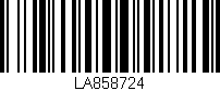 Código de barras (EAN, GTIN, SKU, ISBN): 'LA858724'