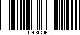 Código de barras (EAN, GTIN, SKU, ISBN): 'LA860406-1'