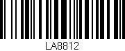 Código de barras (EAN, GTIN, SKU, ISBN): 'LA8812'
