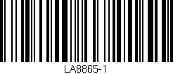 Código de barras (EAN, GTIN, SKU, ISBN): 'LA8865-1'