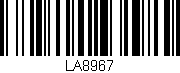 Código de barras (EAN, GTIN, SKU, ISBN): 'LA8967'