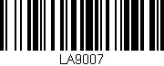 Código de barras (EAN, GTIN, SKU, ISBN): 'LA9007'