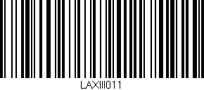 Código de barras (EAN, GTIN, SKU, ISBN): 'LAXIII011'