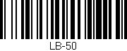 Código de barras (EAN, GTIN, SKU, ISBN): 'LB-50'