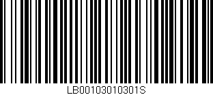Código de barras (EAN, GTIN, SKU, ISBN): 'LB00103010301S'