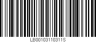 Código de barras (EAN, GTIN, SKU, ISBN): 'LB00103110311S'