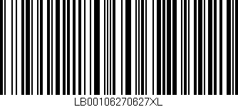 Código de barras (EAN, GTIN, SKU, ISBN): 'LB00106270627XL'