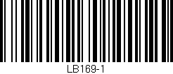 Código de barras (EAN, GTIN, SKU, ISBN): 'LB169-1'