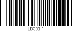Código de barras (EAN, GTIN, SKU, ISBN): 'LB388-1'