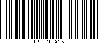 Código de barras (EAN, GTIN, SKU, ISBN): 'LBLF01886C05'