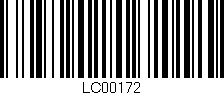 Código de barras (EAN, GTIN, SKU, ISBN): 'LC00172'