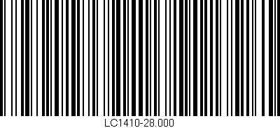 Código de barras (EAN, GTIN, SKU, ISBN): 'LC1410-28.000'