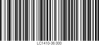 Código de barras (EAN, GTIN, SKU, ISBN): 'LC1410-36.000'