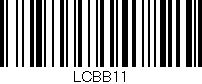 Código de barras (EAN, GTIN, SKU, ISBN): 'LCBB11'