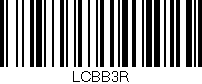 Código de barras (EAN, GTIN, SKU, ISBN): 'LCBB3R'