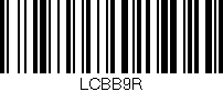 Código de barras (EAN, GTIN, SKU, ISBN): 'LCBB9R'